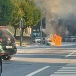 carro arde braga