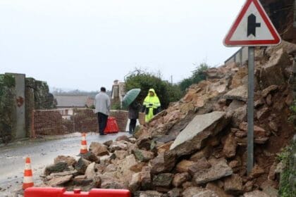 Minho derrocada chuva