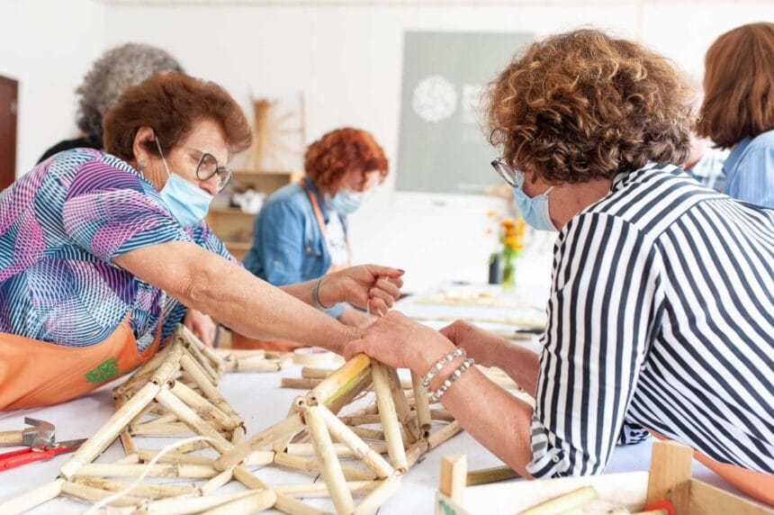 Esposende: Projeto “Por um Galho” leva arte ambiental a seniores e tem GrASSA 7.5Projeto Fig. Humana cana comum scaled 1