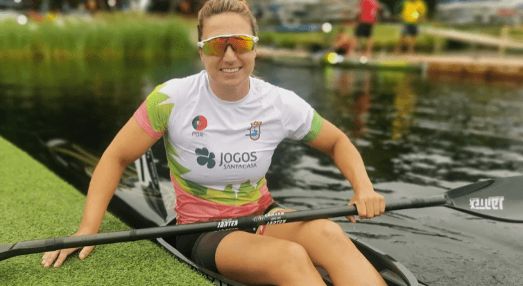 Canoagem: Teresa Portela apurada para final no K1 500 Captura de ecra 2022 08 05 as 17.01.52