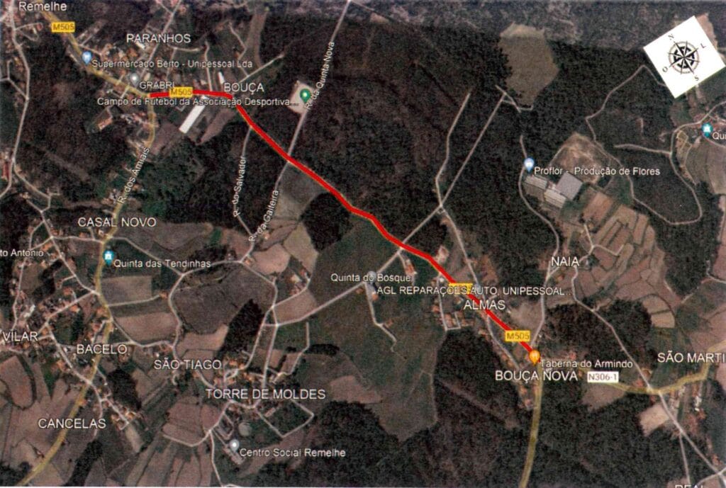 Vai fazer a estrada que liga Barcelinhos às Carvalhas? Então tome nota destas alterações no trânsito 1 2