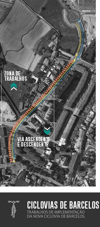 Barcelos: Obra da ciclovia condiciona trânsito na avenida São José 1 1