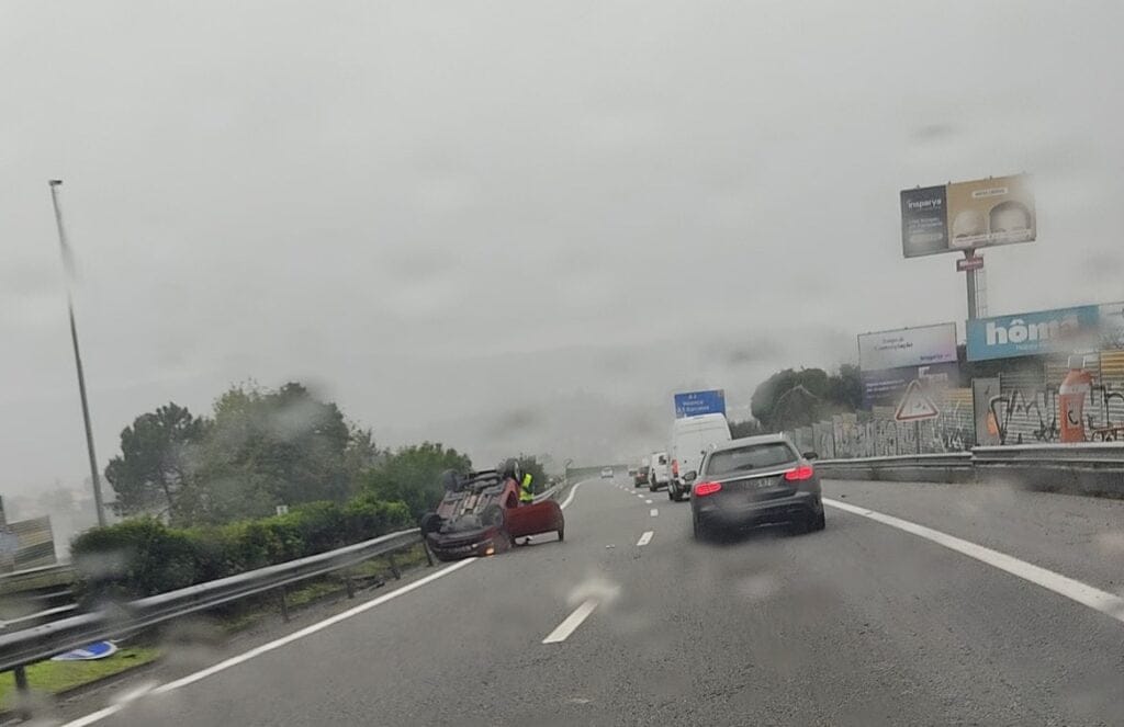 A3: Bombeiro de Barcelinhos atropelado quando socorria acidente acidente BV Barcelinhos 2