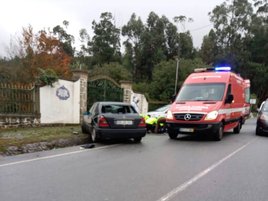 EN103: Motociclista ferido com gravidade após acidente em Barcelos acidente barcelos