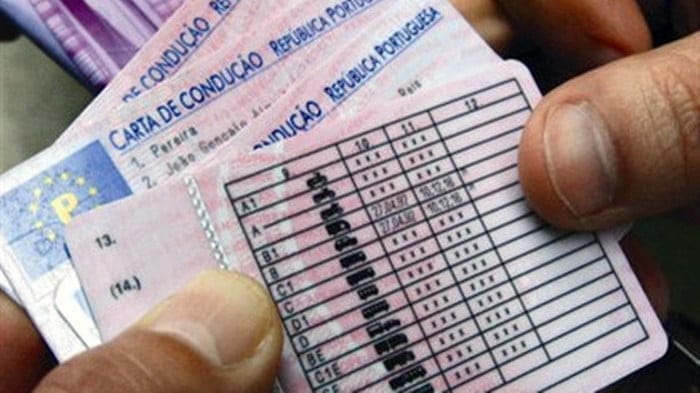 carta de conducao 17 anos de idade