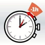menos uma hora muda relogios mudança