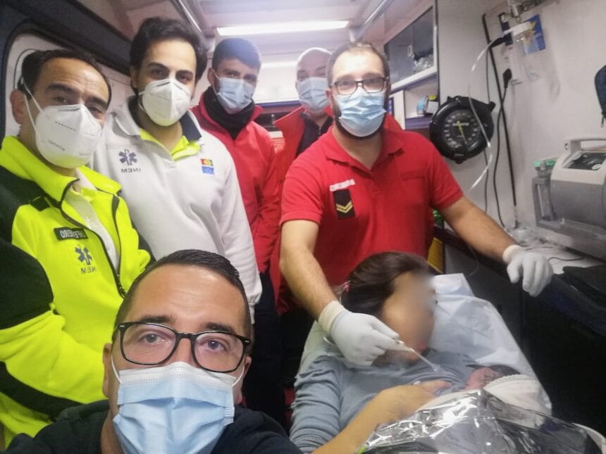 Novo parto numa ambulância em Barcelos. Maria não quis esperar pelo hospital parte roriz 1