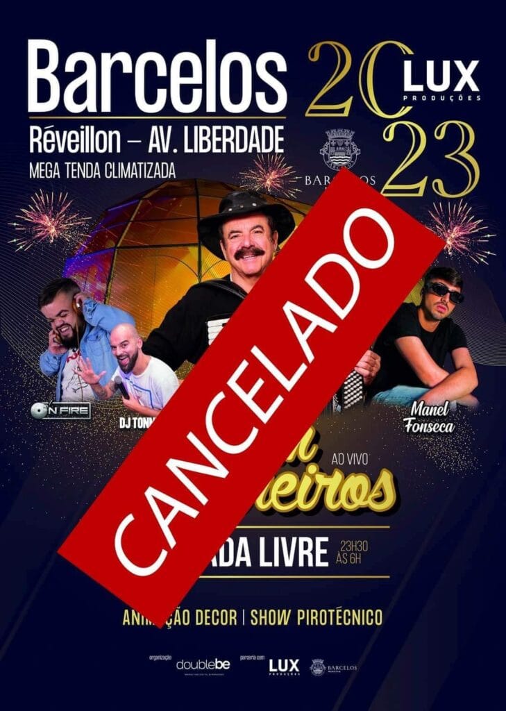 Barcelos: Cancelada festa de "Passagem de Ano" Passagem de Ano cancelada