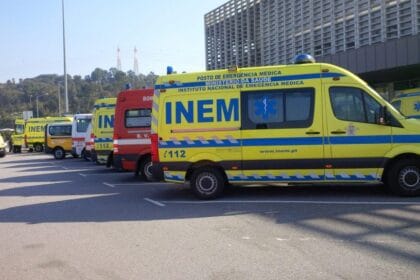 INEM Atropelado Braga Palmeira