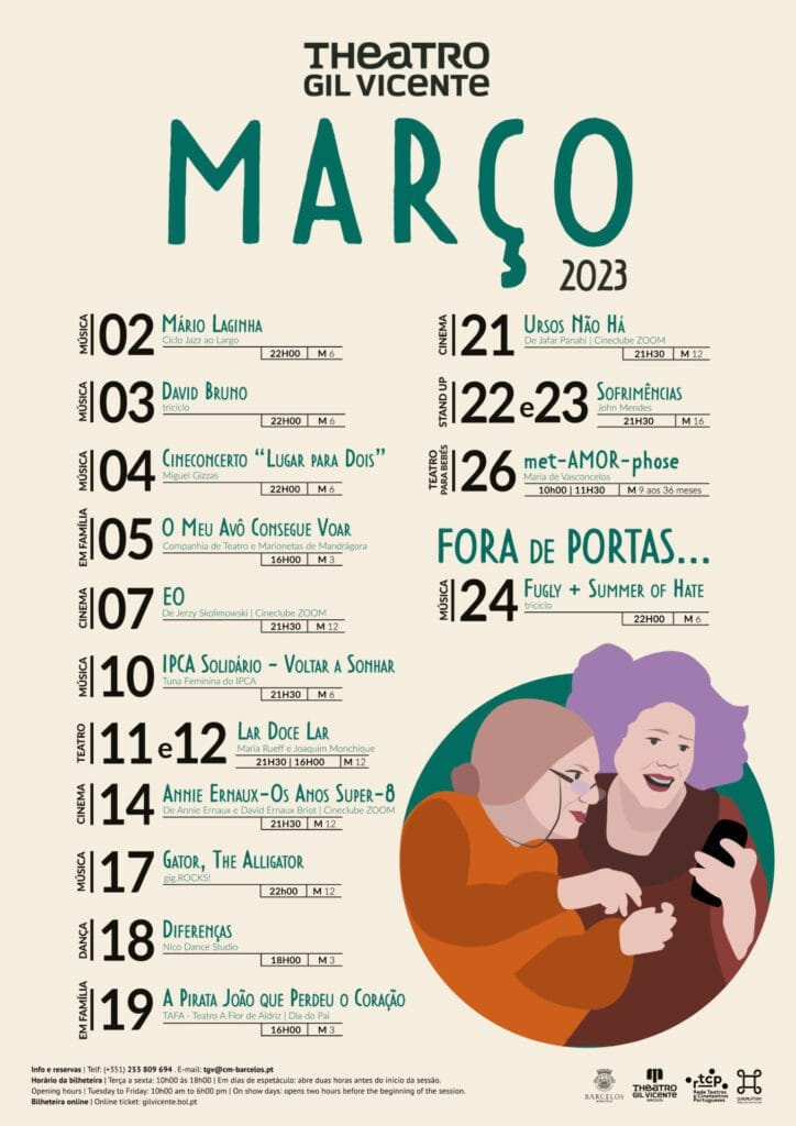 Barcelos: Maria Rueff, Joaquim Monchique, Mário Laginha, John Mendes e Miguel Gizzas vão "parar" no TGV Programacao TGV marco