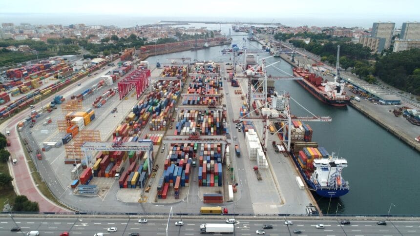 porto de leixoes serviços transportes