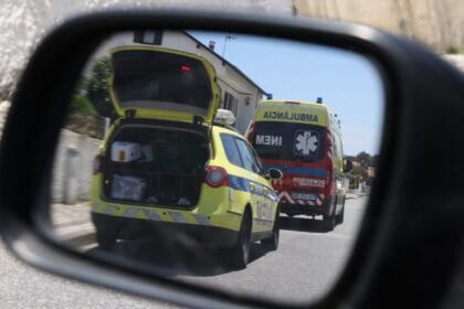 INEM ciclista atropelado Belinho EN13 esposende