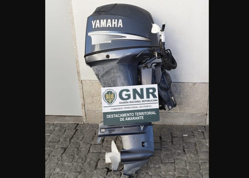GNR: Recuperado em Esposende motor de barco roubado em Baião em dezembro passado Captura de ecra 2023 03 09 as 00.03.12