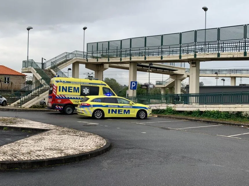 Braga comboio INEM