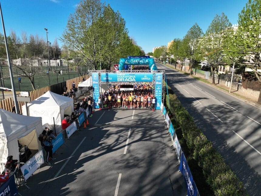 Atletismo: Valdilene Silva e Nuno Lopes vencem Meia Maratona de Braga Meia Maratona Braga NC 1