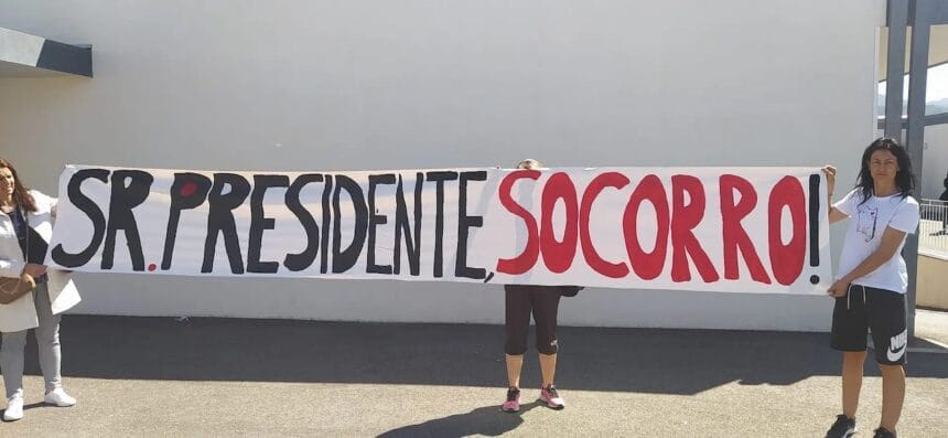 Viana: Professores em greve pedem "socorro" a Marcelo socorro professores 1