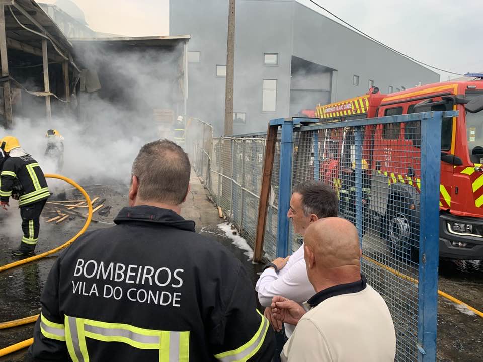 Incendio vila do conde fricon
