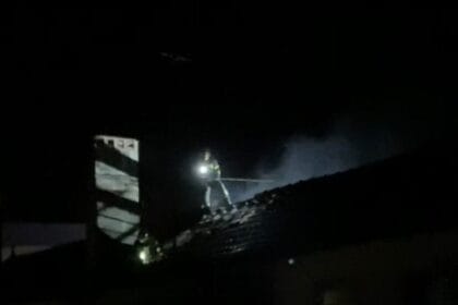 Incendio em edifício devoluto em predio
