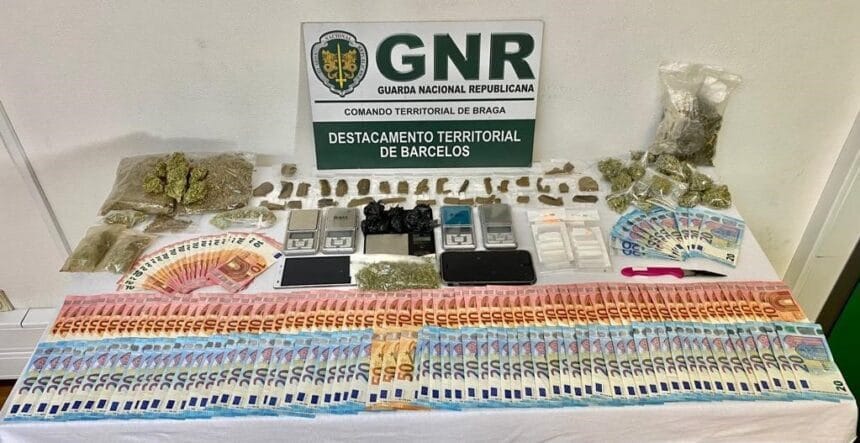 Barcelos: Apanhado traficante de droga de Macieira de Rates GNR droga Barcelos