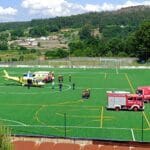 helicóptero do INEM Paredes de Coura