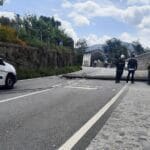 Acidente Amares derrube postes