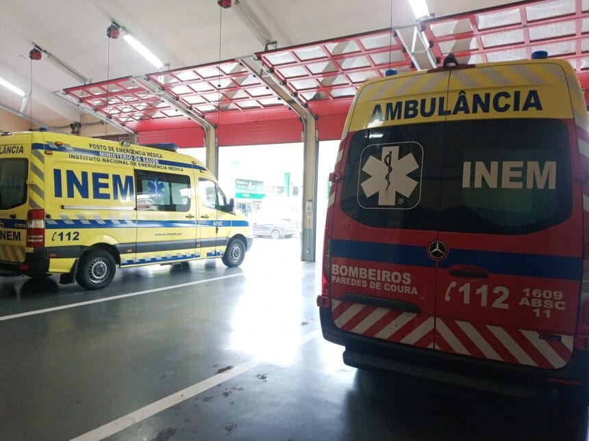 Acidente trabalho paredes de coura