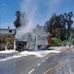 Incendio camiao barcelos en103