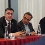 Benjamim Pereira e secretário de Estado do Ambiente Hugo Pires em Esposende