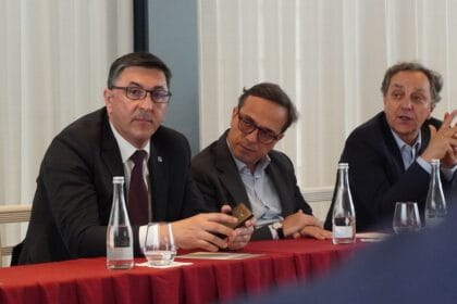 Benjamim Pereira e secretário de Estado do Ambiente Hugo Pires em Esposende