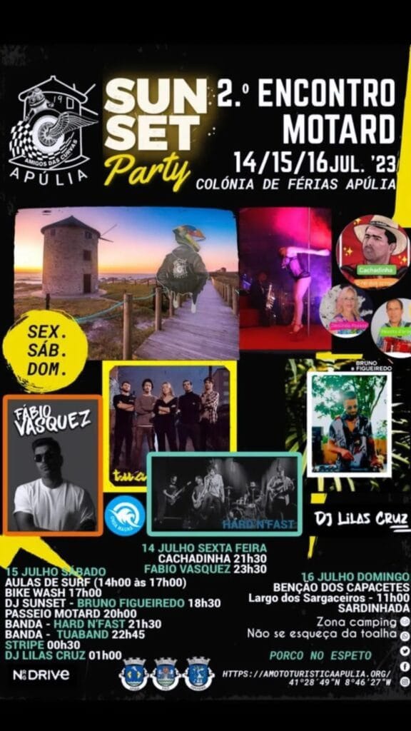 Esposende: "Encontro Motard" com Sun Set Party e bênção dos capacetes em Apúlia 355222017 5904320689679727 5625014019660799816 n