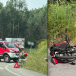 Acidente na EN103 na Póvoa de Lanhoso