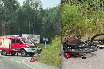 Acidente na EN103 na Póvoa de Lanhoso