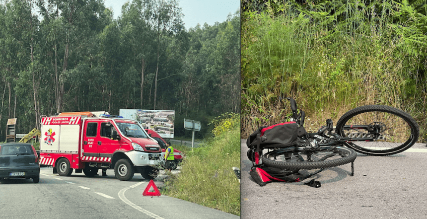 Acidente na EN103 na Póvoa de Lanhoso