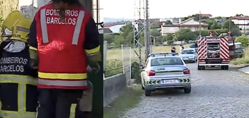 Barcelos: Homem ateia fogo à casa dos pais em Igreja Nova após discutir com a namorada. Casal estava dentro da habitação IMG 9195
