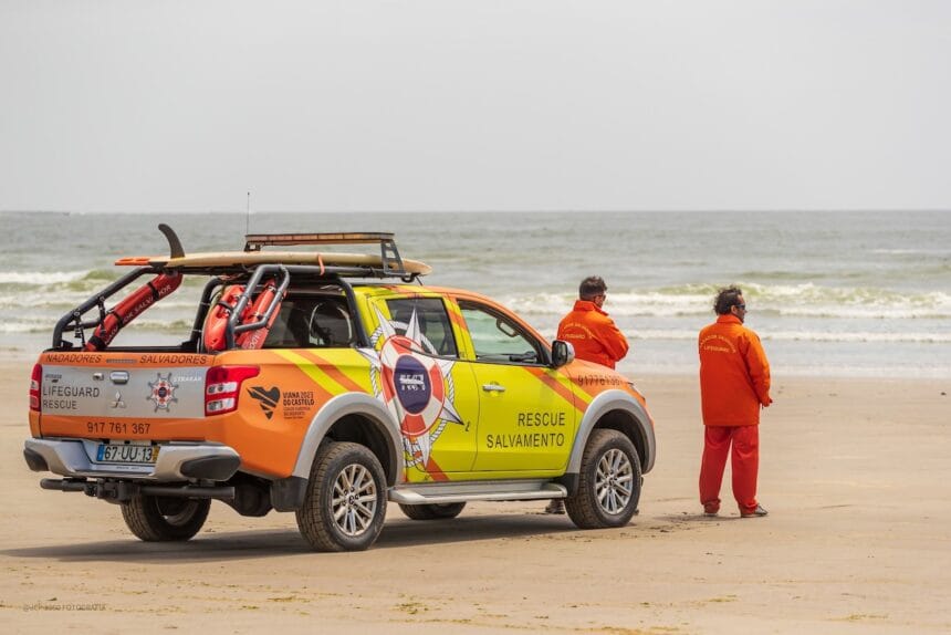 Viana: Já se pode novamente ir à praia em Carreço socorro praia ISN