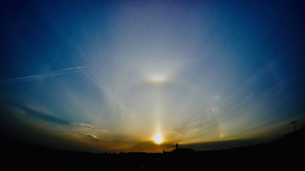 Halos e mais halos solares. O E24 captou alguns nos últimos dias em Barcelos, Esposende, Braga e Póvoa de Varzim halos 14