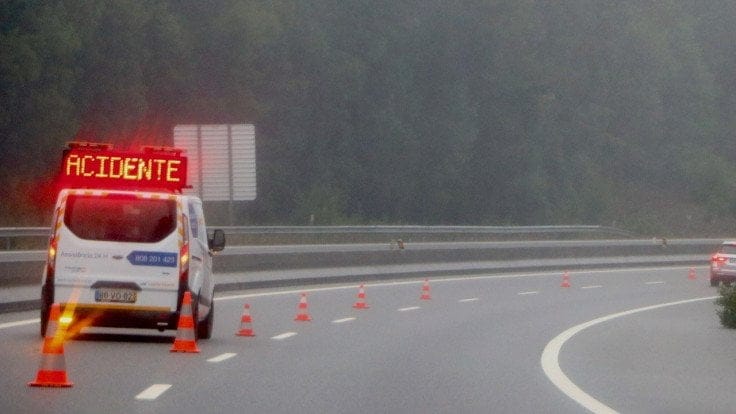 Acidente Viana A28 A3 Braga Caminha ferido