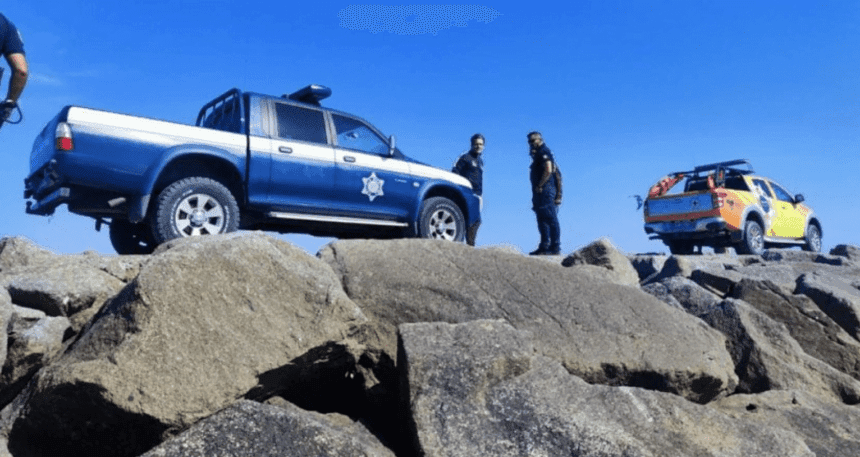 Viana: Kitsurfer espanhol em estado grave depois de ter embatido em paredão no Cabedelo kit surfer paredão