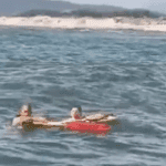 Salvamento no alto mar em Marinhas agueiro Esposende