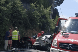 acidente EN201 Vila Verde