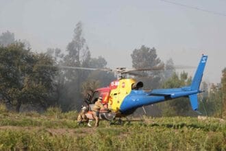 Helicoptero incendios minho