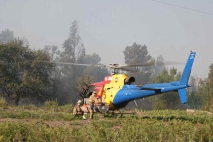 Helicoptero incendios minho