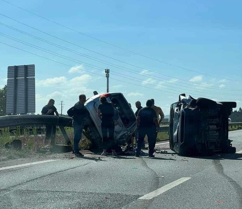 A28: Acidente rodoviário em Amorim provoca vários feridos IMG 0194