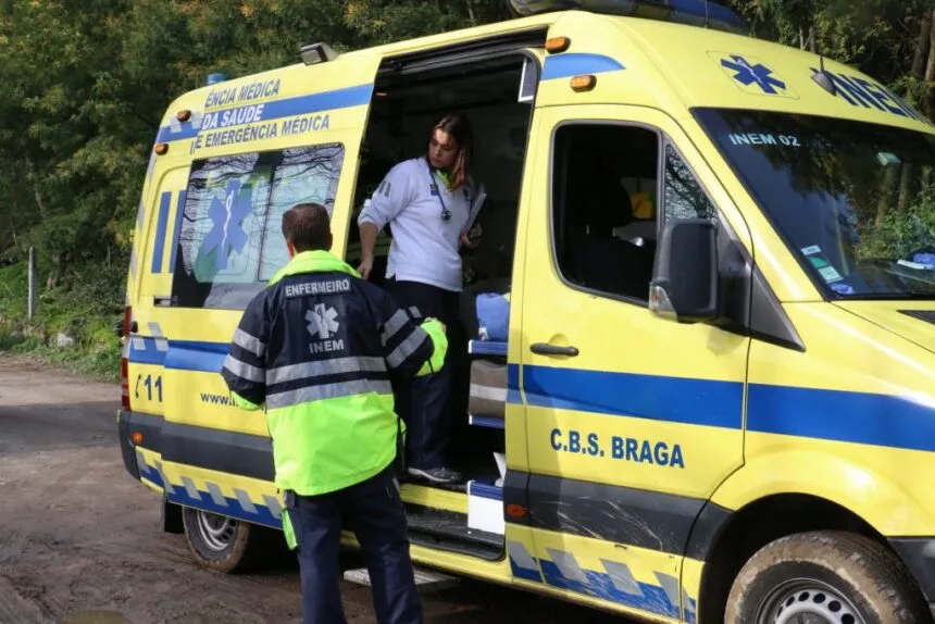 Autocarro braga atropelamento