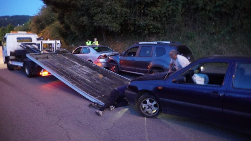 Braga: Colisão a envolver três carros provoca duas vítimas na Variante do Fôjo Acidente Braga variante fojo