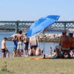praia viana portugal quente verao pascoa sol