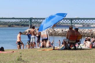 praia viana portugal quente verao pascoa sol