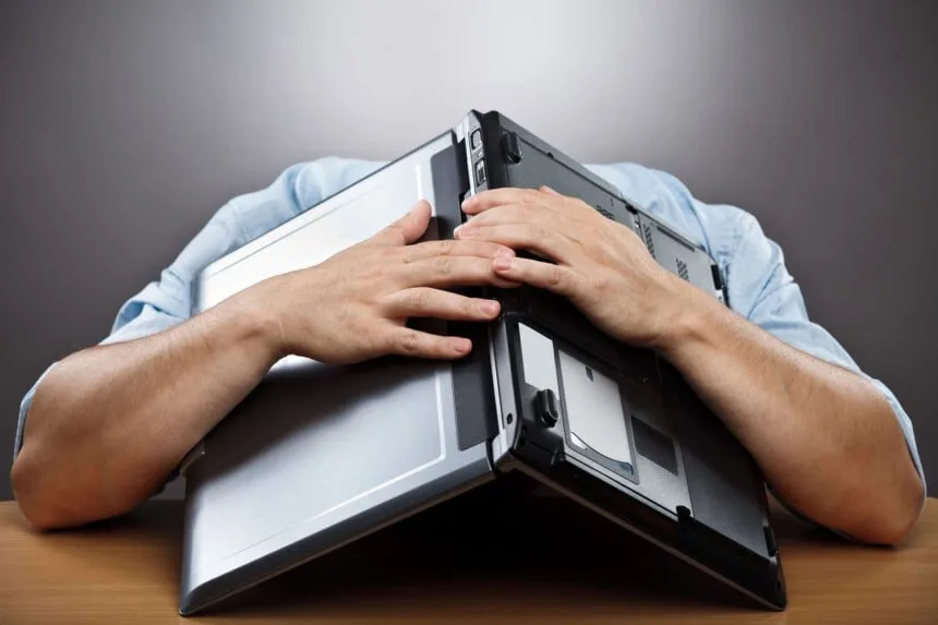 problemas de inscrição computador online trabalho