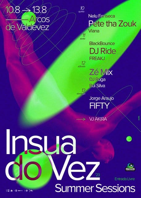 Arcos de Valdevez: Summer Sessions? Tem que ir à Ínsua do Vez ivss2023 rgb