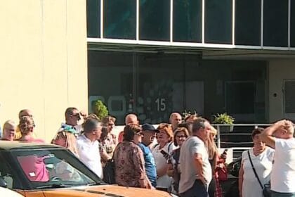 Protestos clínica Braga